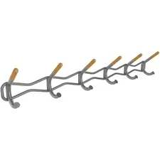 Safco SAF 4257CH Safco Family Coat Rack - 6 Hooks - For Garment, Coat,