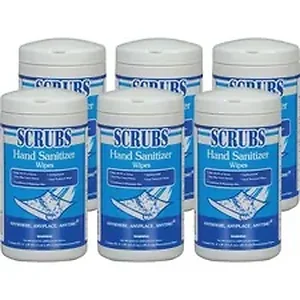 Itw Pro Brands SCRUBS Hand Sanitizer Wipes - Blue, White -