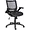 LLR 60316 | Lorell Task Chair - Mid Back - Black - Armrest