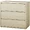 LLR 88030 | Lorell 3-Drawer Putty Lateral Files - 42 x 18.6