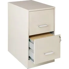 Lorell LLR 16870 Soho 22 2-drawer File Cabinet - 14.3 X 22 X 26.7 - 2 