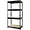LLR 59704 | Lorell 4-shelf Riveted Steel Shelving Unit - 60