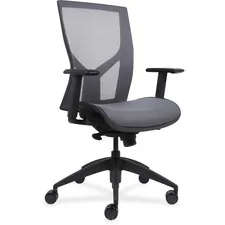 Lorell LLR 83110 High-back Chair With Mesh Back  Seat - High Back - Bl