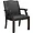 LLR 68252 | Lorell Bonded Leather Guest Chair - Black