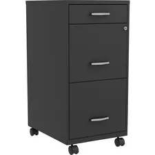 Lorell LLR 00060 Soho Boxfilefile 3-drawer Mobile File Cabinet - 14.3 