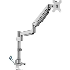 Lorell LLR 99802 Mounting Arm For Monitor - Gray - Yes - 1 Display(s) 