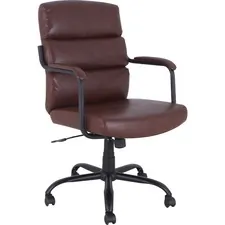 Lorell LLR 68572 Soho Collection High-back Leather Chair - 27.5 X 28.8