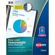 Avery AVE 74900 Averyreg; Sheet Protector - 1 X Sheet Capacity - For L