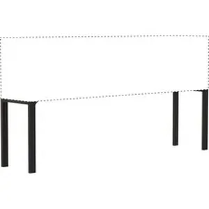 SAF MRHTHSBLK | Safco Products Safco Mirella Hutch Supports