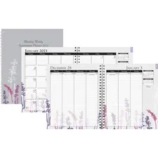 House HOD 28774 Wild Flower Weeklymonthly Planner - Julian Dates - Mon