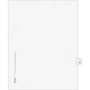 01043 | Avery Dennison Pre-printed Index Dividers