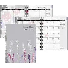 House HOD 295474 Academic Wild Flower Weeklymonthly Planner - Academic