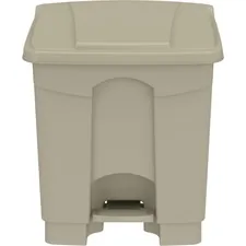 Safco SAF 9924TN Safco 8 Gallon Plastic Step-on Receptable - 8 Gal Cap