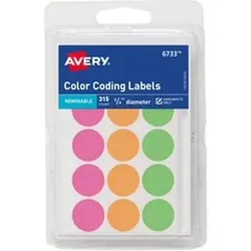 AVE 06733 | Avery Dennison Avery® Round Color Coding