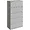 LLR 00040 | Lorell 36 Silver Lateral File - 5-Drawer - 36 x