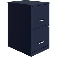 Lorell LLR 14341NY Soho 18 2-drawer File Cabinet - 14.3 X 18 X 24.5 - 