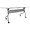LLR 60743 | Lorell White Laminate Flip Top Training Table