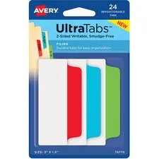 Avery AVE 74775 Averyreg; Ultra Tabs File Tab - 24 Tab(s) - 1.50 Tab H