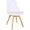LLR 42956 | Lorell Curved Plastic Shell Guest Chair