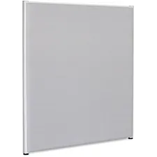 Lorell LLR 90268 Gray Fabric Panel - 30 Width X 48 Height - Fabric, St