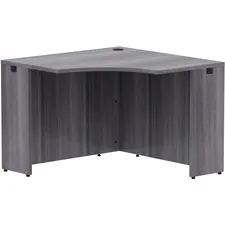 Lorell LLR 69592 Weathered Charcoal Laminate Desking - 42 X 24 X 29.5d