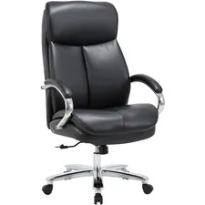 Lorell LLR 67004 Executive Leather Big  Tall Chair - Bonded Leather Se