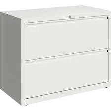 Lorell LLR 00029 36 White Lateral File - 2-drawer - 18.6 X 28 X 36 - 2