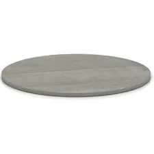 Lorell LLR 69587 Weathered Charcoal Round Conference Table - Weathered