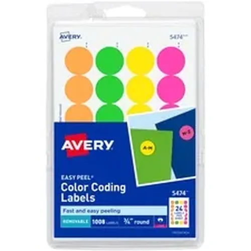 AVE 05474 | Avery Dennison Avery® Color Coded Label