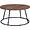 LLR 16259 | Lorell Round Coffee Table - Walnut Round Top