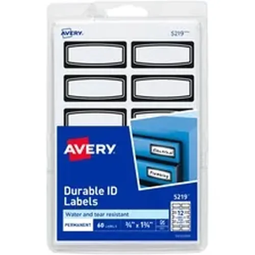 AVE 05219 | Avery Dennison Avery® Durable ID Labels - 3/4