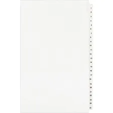 Avery AVE 01430 Averyreg; Standard Collated Legal Exhibit Divider Sets