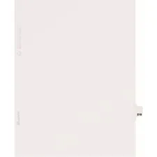 Avery AVE 82435 Averyreg; Side Tab Individual Legal Dividers - 25 X Di