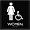 LLR 02657 | Lorell Restroom Sign - 1 Each - Women