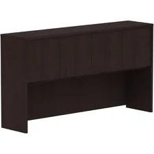 Lorell LLR 18269 Espresso Laminate Desk - 66 X 15 X 36 - Drawer(s)4 Do