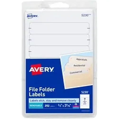 AVE 05230 | Avery Dennison Avery® Removable File Folder