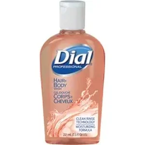 Henkel Corporation Dial Hair Plus Body Wash - Peach Scent -