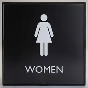 LLR 02656 | Lorell Restroom Sign - 1 Each - Women
