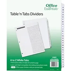 AVE 24885 | Avery Dennison Avery® Table 'n Tabs White Tab
