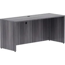 Lorell LLR 69596 Weathered Charcoal Laminate Desking - 66 X 24 X 29.5c