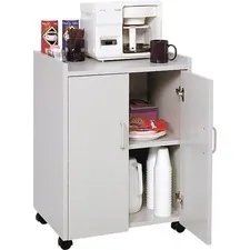 Safco SAF 8953GR Safco Mobile Refreshment Utility Cart - 200 Lb Capaci