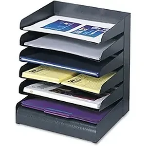 SAF 3128BL | Safco Products Safco Slanted Shelves Steel