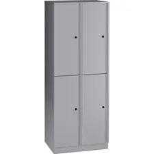 Lorell LLR 01920 Trace Quad Locker - 1 Shelve(s) - Key Lock - For Shoe