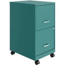 Lorell LLR 00061TL Soho Ff Mobile File Cabinet - 14.3 X 18 X 26.5 - 2 