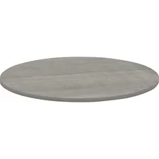 Lorell LLR 69588 Weathered Charcoal Round Conference Table - Weathered