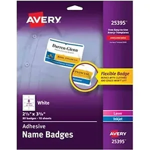 AVE 25395 | Avery Dennison Avery® Adhesive Name Badges