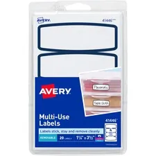 Avery AVE 41446 Averyreg; Blue Border Removable Multi-use Labels - Rem