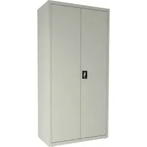 LLR 00019 | Lorell 4-shelf Steel Janitorial Cabinet - 36 x
