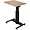 LLR 00076 | Lorell 28 Sit-to-Stand School Desk - Black Oak