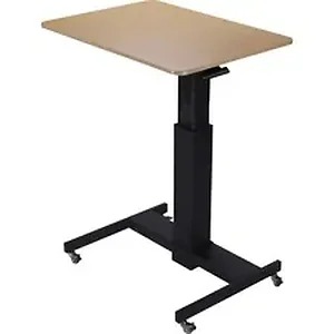 LLR 00076 | Lorell 28 Sit-to-Stand School Desk - Black Oak